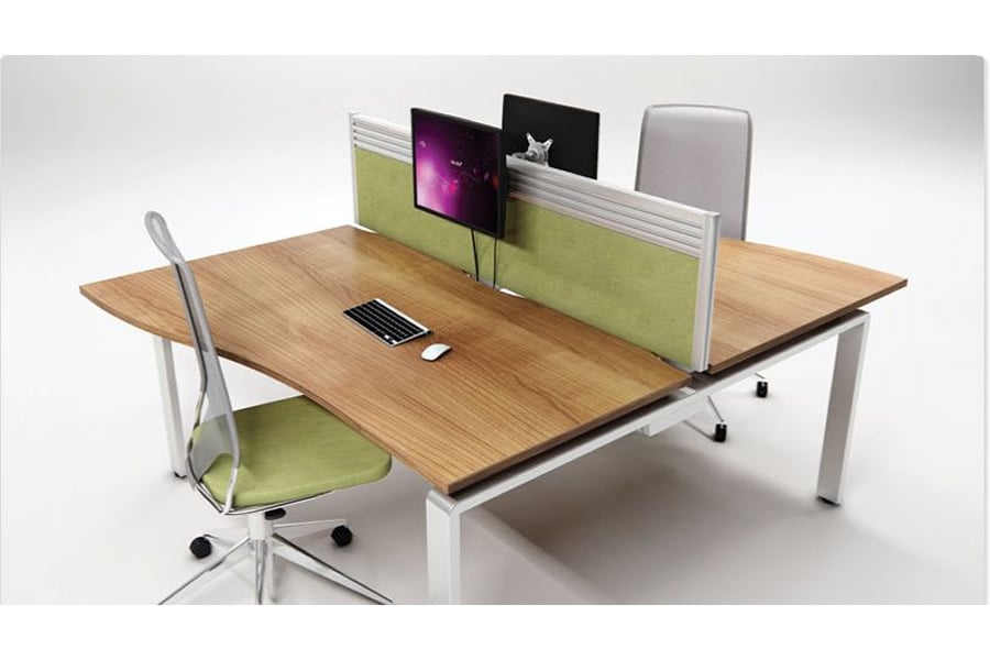 2 person outlet modern desk