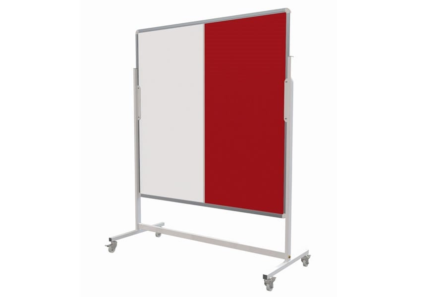 Mobile Pin Board & White Board - Height Adjustable