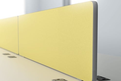 Standard Rectangular Office Desk Screen 6 Sizes 8 Colours