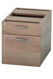 Universal Fixed Pedestal - Birch Two Drawers 