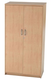 Thames  Two Door Locking Cupboard - Beech 