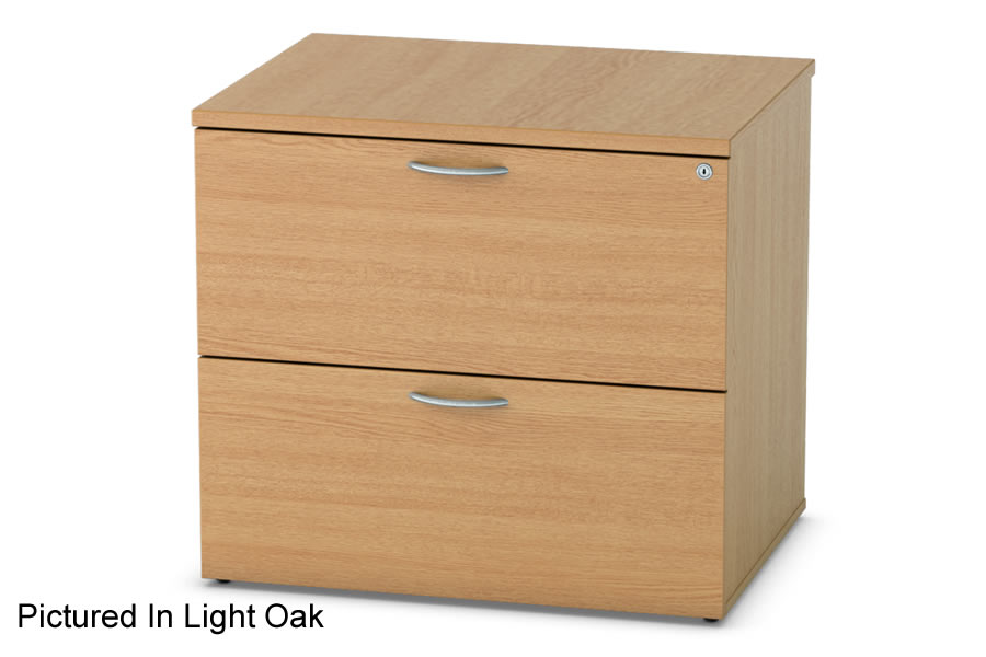 View Light Oak 2 Drawer Office Desk Side Filer With Locking Drawers Thames information