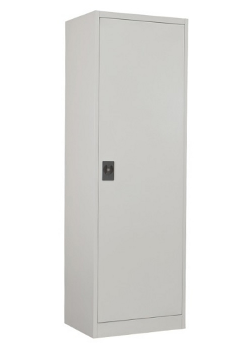 View Tall Grey Single Metal Industrial Locker Fully Lockable Doors Ideal For Changing rooms And Staff Rooms Robust Steel Construction information