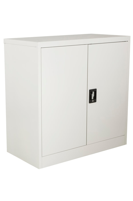View White 2 Door Metal Cupboard Fully Locking Doors Delivered Flat Packed Or Assembled Delivered With Two Locking Keys Economy Range information