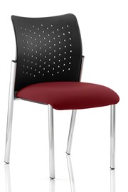 Espacio Visitor Chair - Chilli Red 