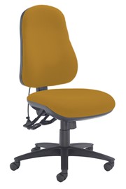 Horizon Office Chair - Yellow No Arm 