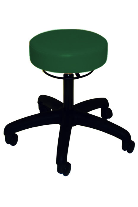 View Anatomic Vinyl Stool Green Height Adjustable Colourful 5 Star Base information