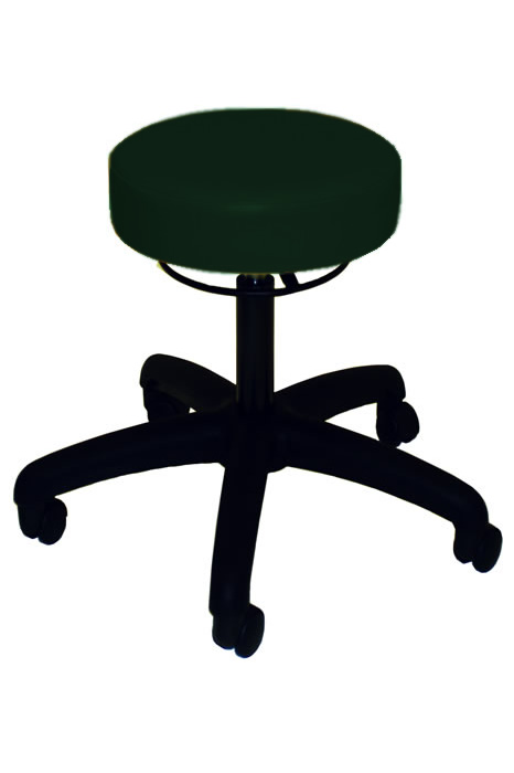 View Anatomic Vinyl Stool Black Height Adjustable Colourful 5 Star Base information