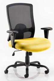 Atlas Heavy Duty Bariatric Mesh Office Chair - Yellow