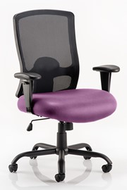 Atlas Heavy Duty Bariatric Mesh Office Chair - Purple