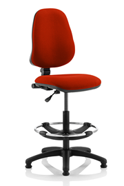 Vantage  Draughter Chair - Orange No Arm